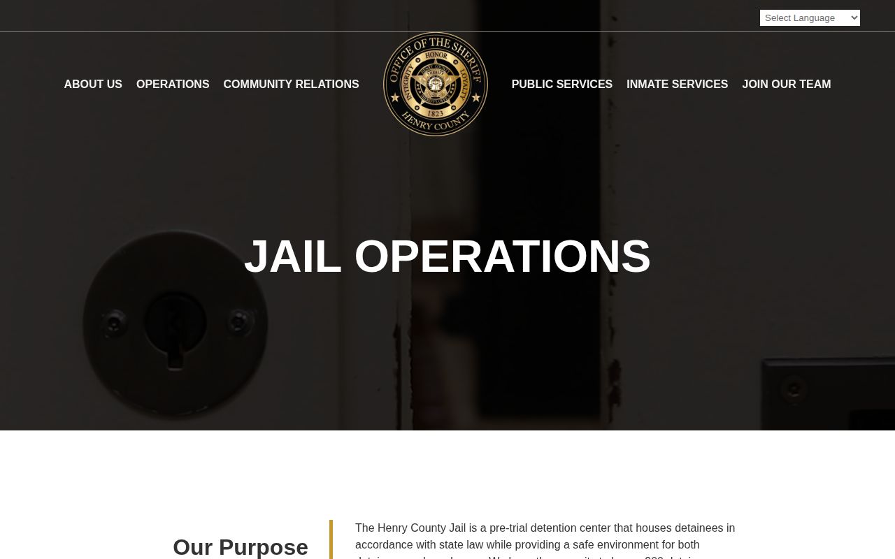 Henry County Jail release operations source
