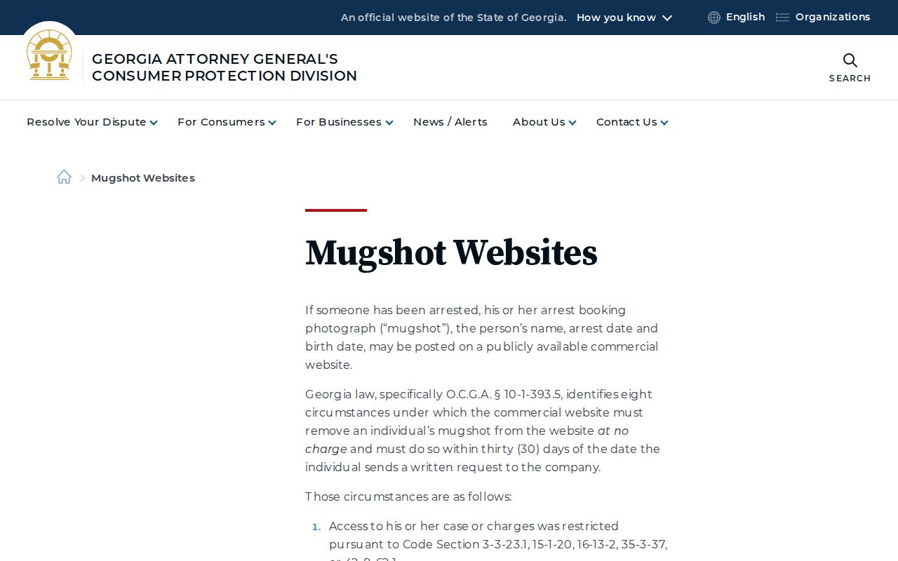 Henry County released mugshots Georgia Attorney General removal rules