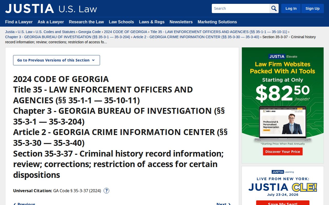 Henry County released inmate mugshots Georgia record restriction statute